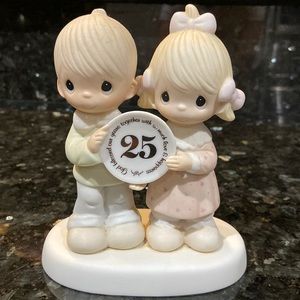 Precious Moments E-2857 25th Anniversary Figurine